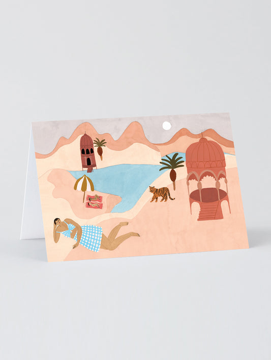 'Desert Beach' Art Card