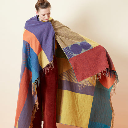 Carnival Lambswool Throw by Donna Wilson