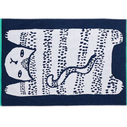 Cat Sheet Towel by Donna Wilson