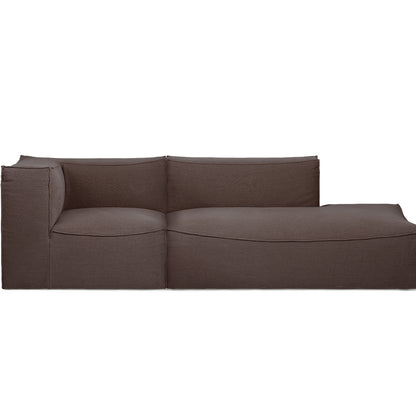 Catena 2-Seater Modular Sofa with Chaise Lounge (Left Armrest) in Hot Madison Reloaded by Ferm Living