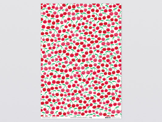 Cherries Wrapping Paper by Wrap Stationery