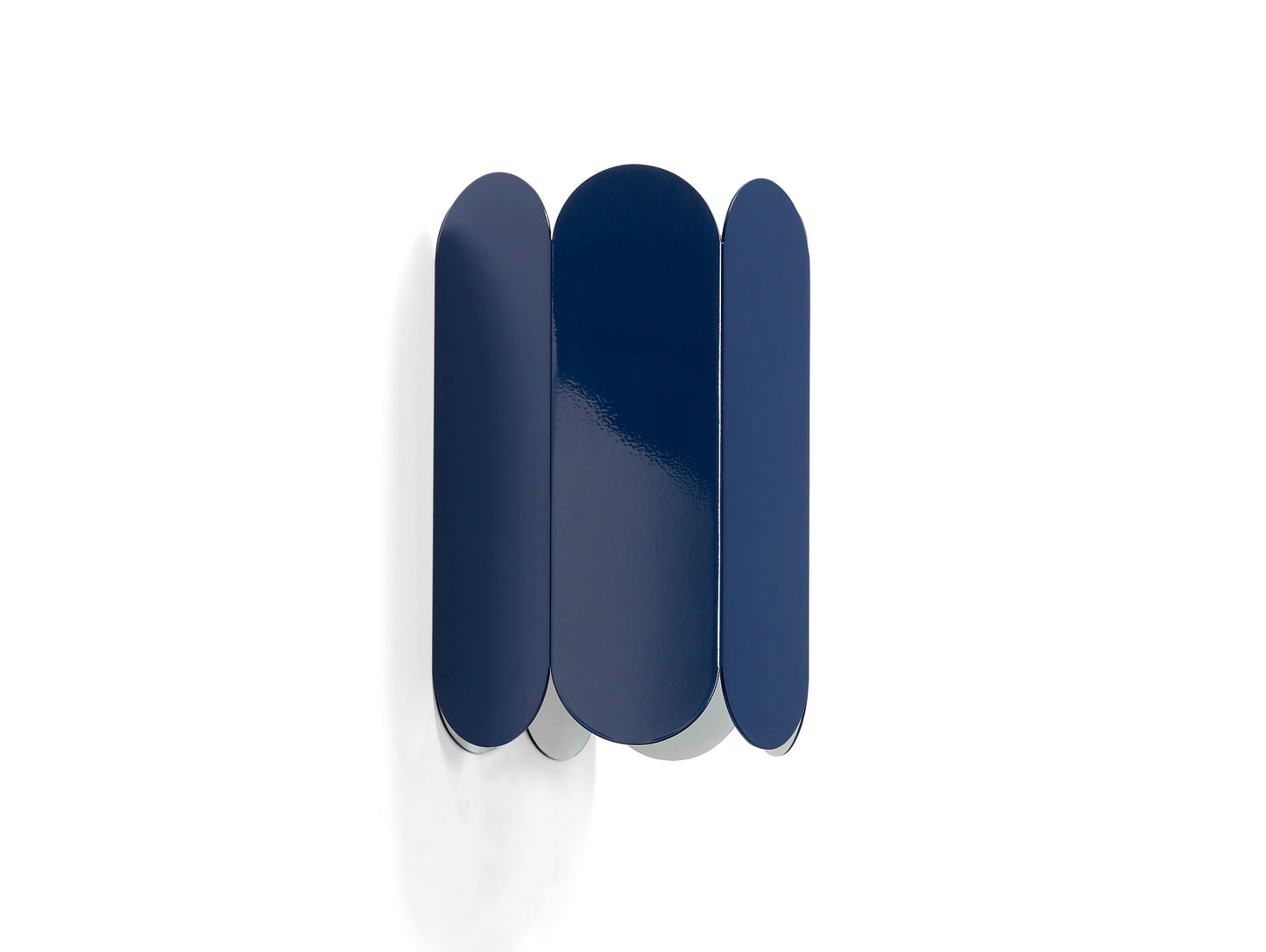 Cobalt Blue Arcs Wall Sconce Lamp by HAY