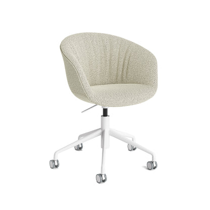 About A Chair AAC 53 Soft by HAY - Coda 100 / White Powder Coated Aluminium