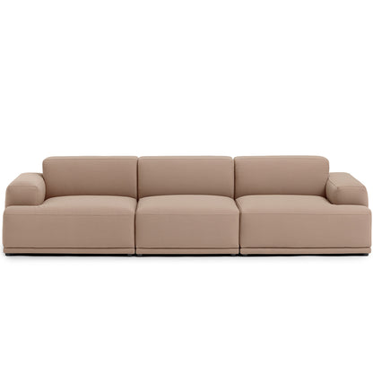 Connect Soft 3-Seater Modular Sofa by Muuto - Configuration 1 / Steelcut Trio 426