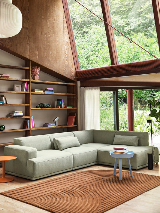 Connect Soft Corner Modular Sofa by Muuto - Configuration 2 (No Ottoman) / Ecriture 910