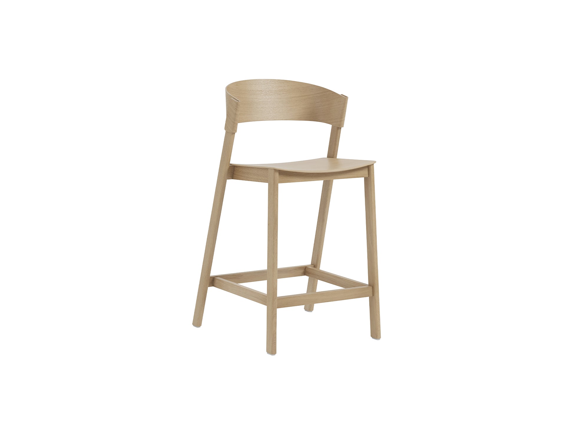 Cover Counter Stool by Muuto - Natural Oak