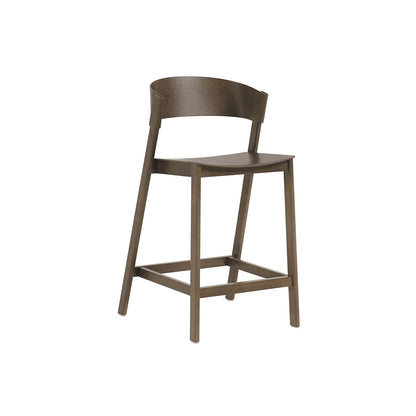 Cover Counter Stool by Muuto - Stained Dark Brown Oak 