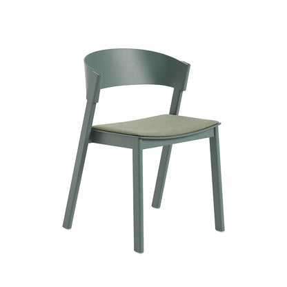Green Oak and Remix 933 Cover Side Chair by Muuto