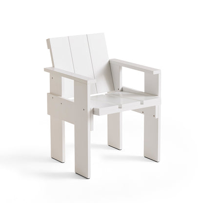 Crate Dining Chair by HAY - White Lacquered Pinewood