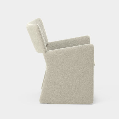 Crown Easy Chair by Massproductions - Kvadrat Silas 114