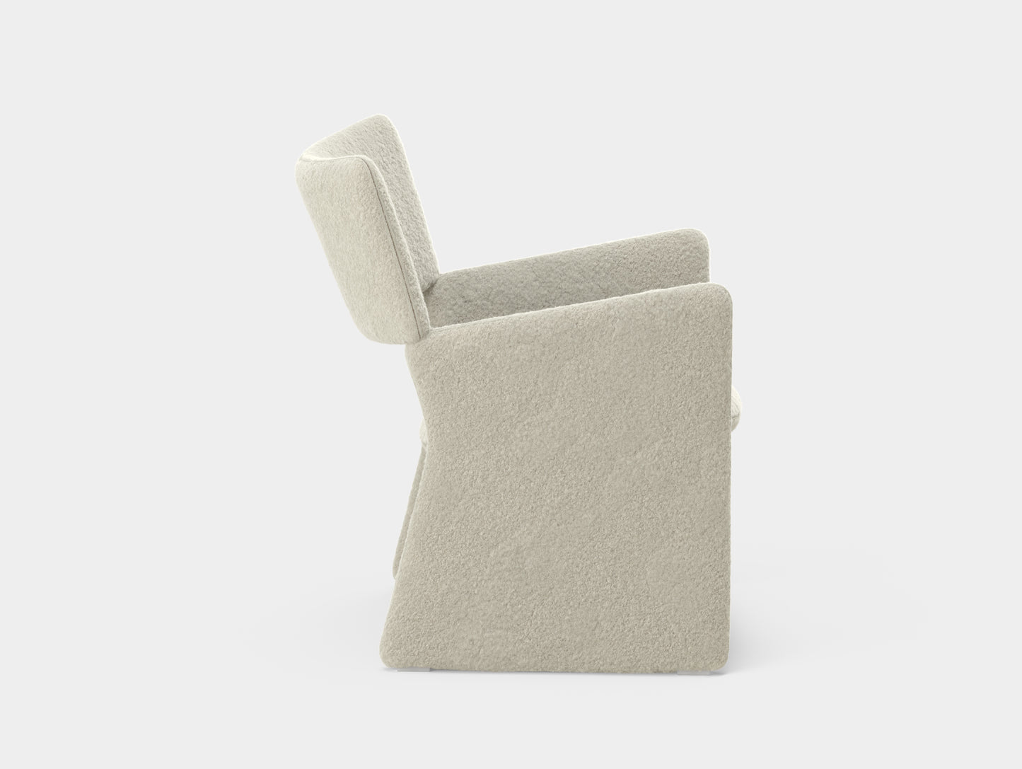 Crown Easy Chair by Massproductions - Kvadrat Silas 114