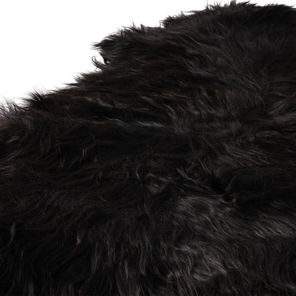 Cuero Long-haired Sheepskin - Black