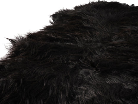 Cuero Long-haired Sheepskin - Black