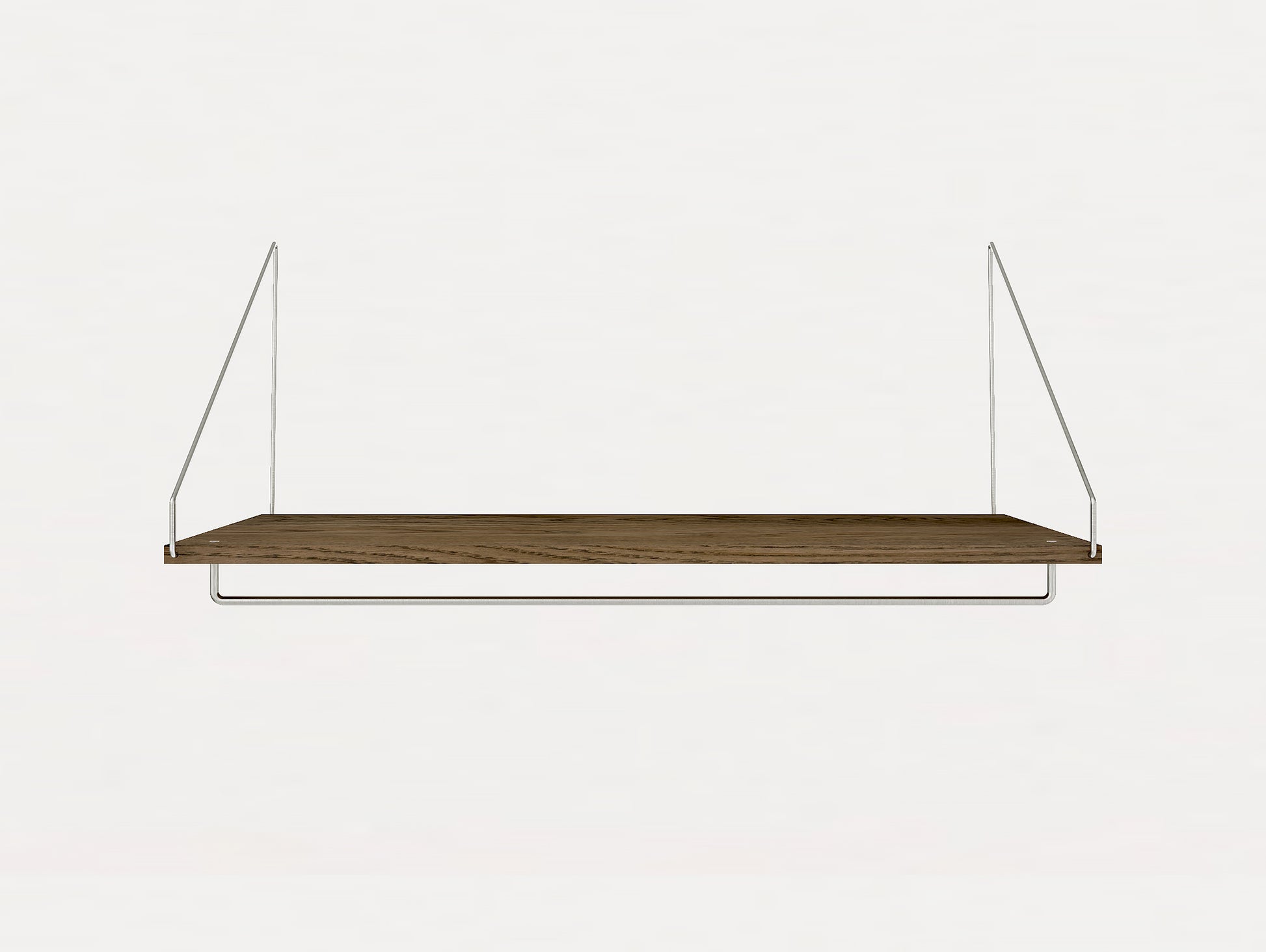 Depth: 40 cm Width: 80 cm Hanger Shelf in Dark Oiled Oak by Frama