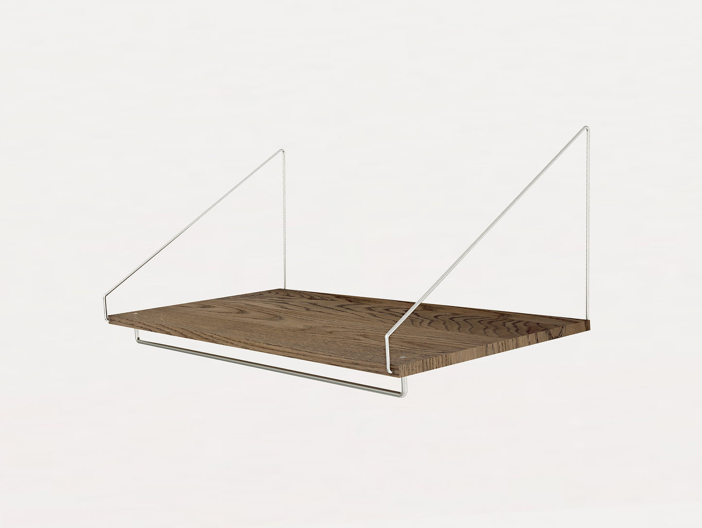 Depth: 40 cm Width: 80 cm Hanger Shelf in Dark Oiled Oak by Frama