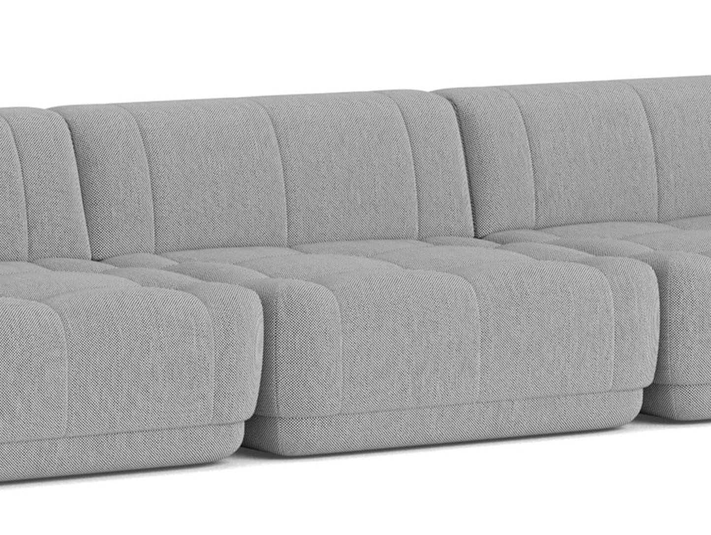 Quilton Sofa - Combination 27 by HAY / Combintion 27 / Dot 1682 02 Bianco/Nero