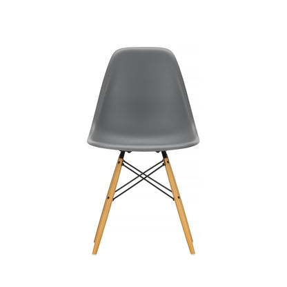 Vitra Eames DSW Plastic Side Chair - Granite Grey 56