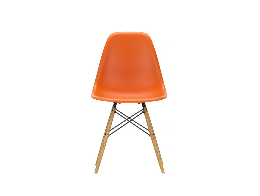 Orange shop side chair