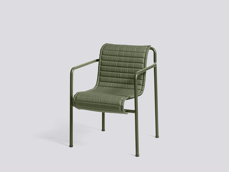 Palissade Quilted Cushions by HAY - Dining Armchair, Olive