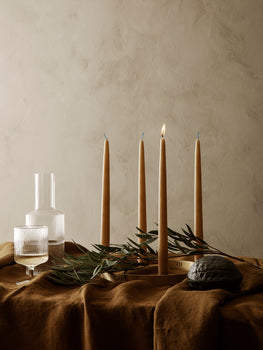 Straw Dipped Candles - Set of 2 by Ferm Living