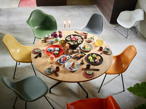 Eames Fiberglass Side Chairs by Vitra