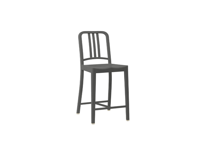 111 Navy Counter Stool by Emeco - Charcoal