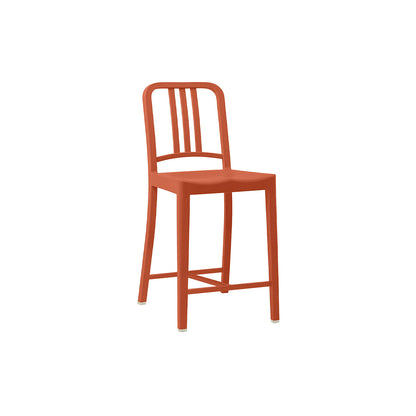 111 Navy Counter Stool by Emeco -  Persimmon