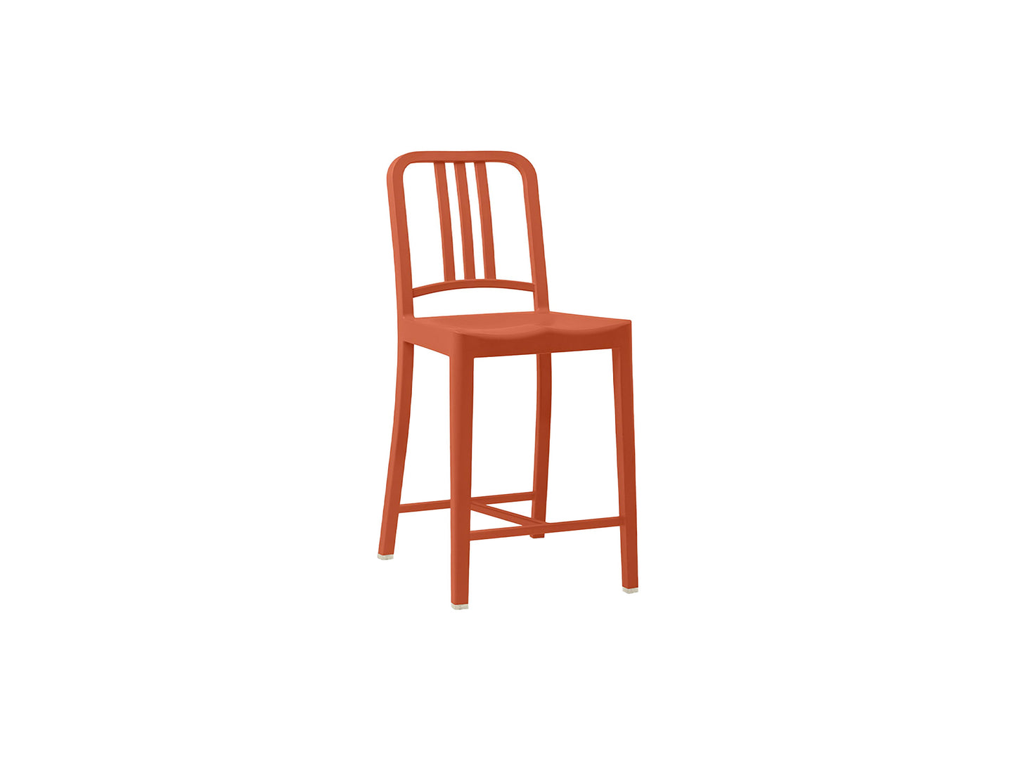 111 Navy Counter Stool by Emeco -  Persimmon