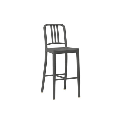 111 Navy Bar Stool by Emeco -  Charcoal