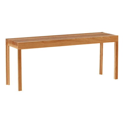 Lightweight Bench by Form and Refine - Oiled Oak