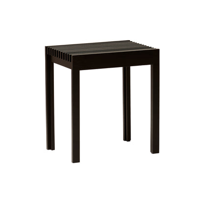 Lightweight Stool by Form and Refine - Black Stained Oak