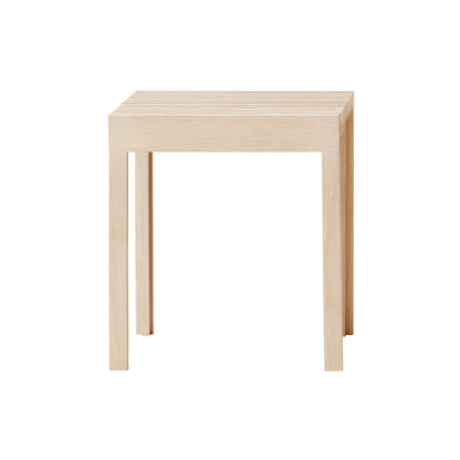 Lightweight Stool by Form and Refine - White Oiled Oak