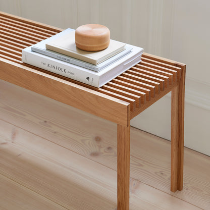 Lightweight Bench by Form and Refine - Oiled Oak 