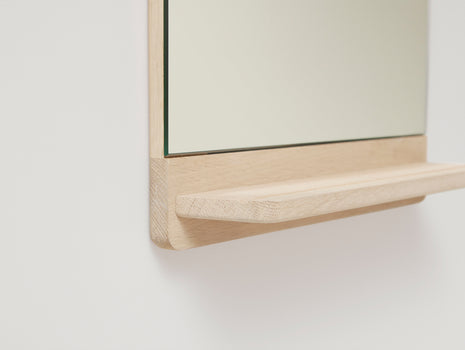 Rim Wall Mirror - White Oiled Oak
