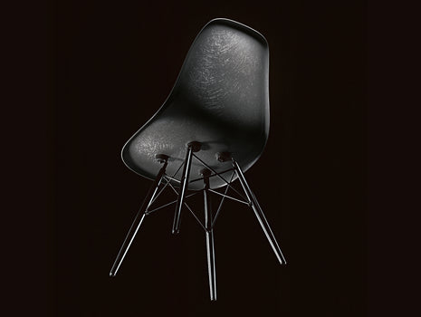 Eames Fiberglass Chair - DSR, Elephant Hide Grey