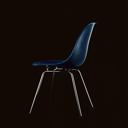 Eames Fiberglass Chair - DSX, Navy Blue