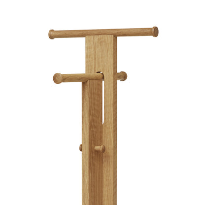 Foyer Coat Stand by Form and Refine - Oiled Oak