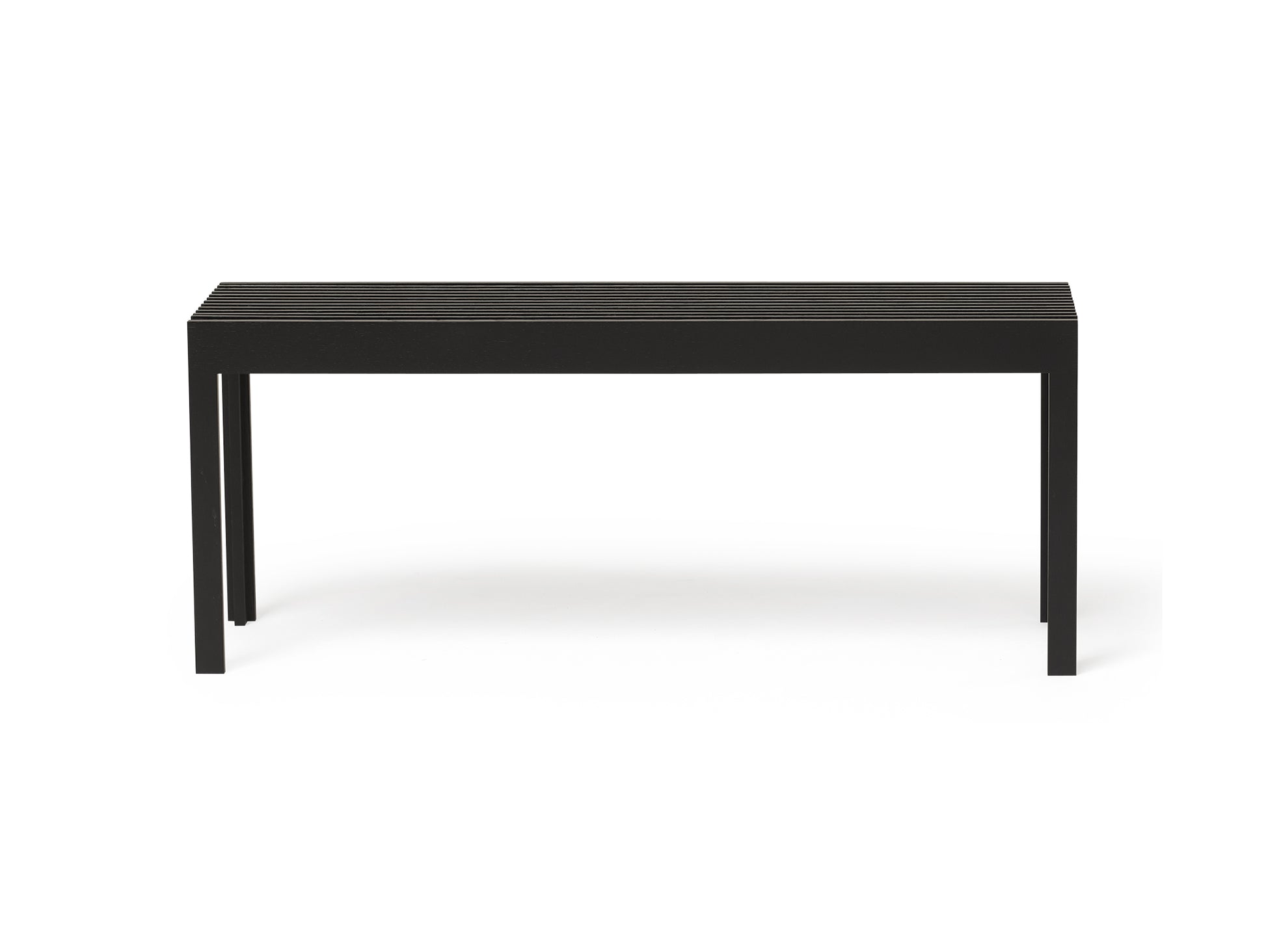 Lightweight Bench by Form and Refine - Black Stained Oak