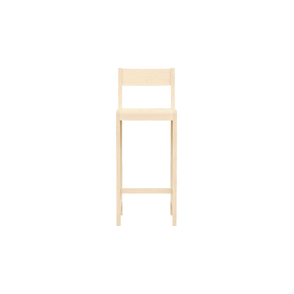 Bar Chair 01 by Frama - 76 cm Height - Oiled Solid Birch