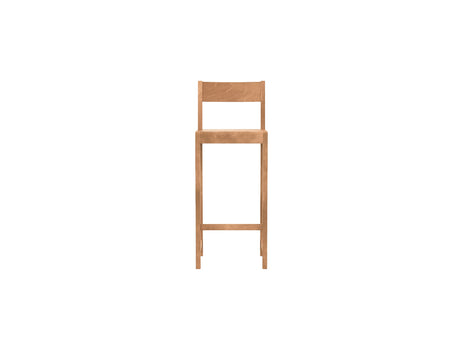 Bar Chair 01 by Frama - 76 cm Height - Warm Brown Oiled Solid Birch