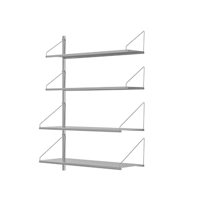 Shelf Library Stainless Steel Add-ons by Frama - H1084 / Single Section