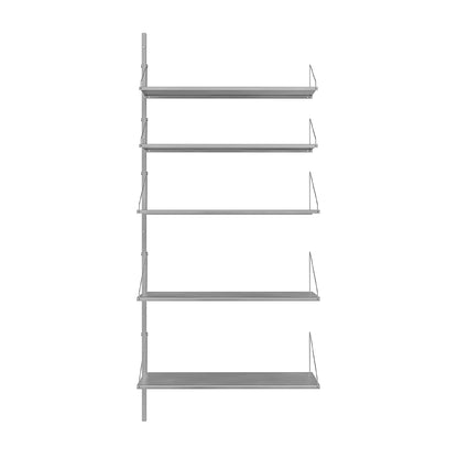 Shelf Library Stainless Steel Add-ons by Frama - H1852 / Single Section