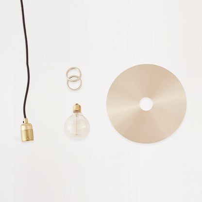 Circle Shade Lamp (Brass Edition) by Frama 