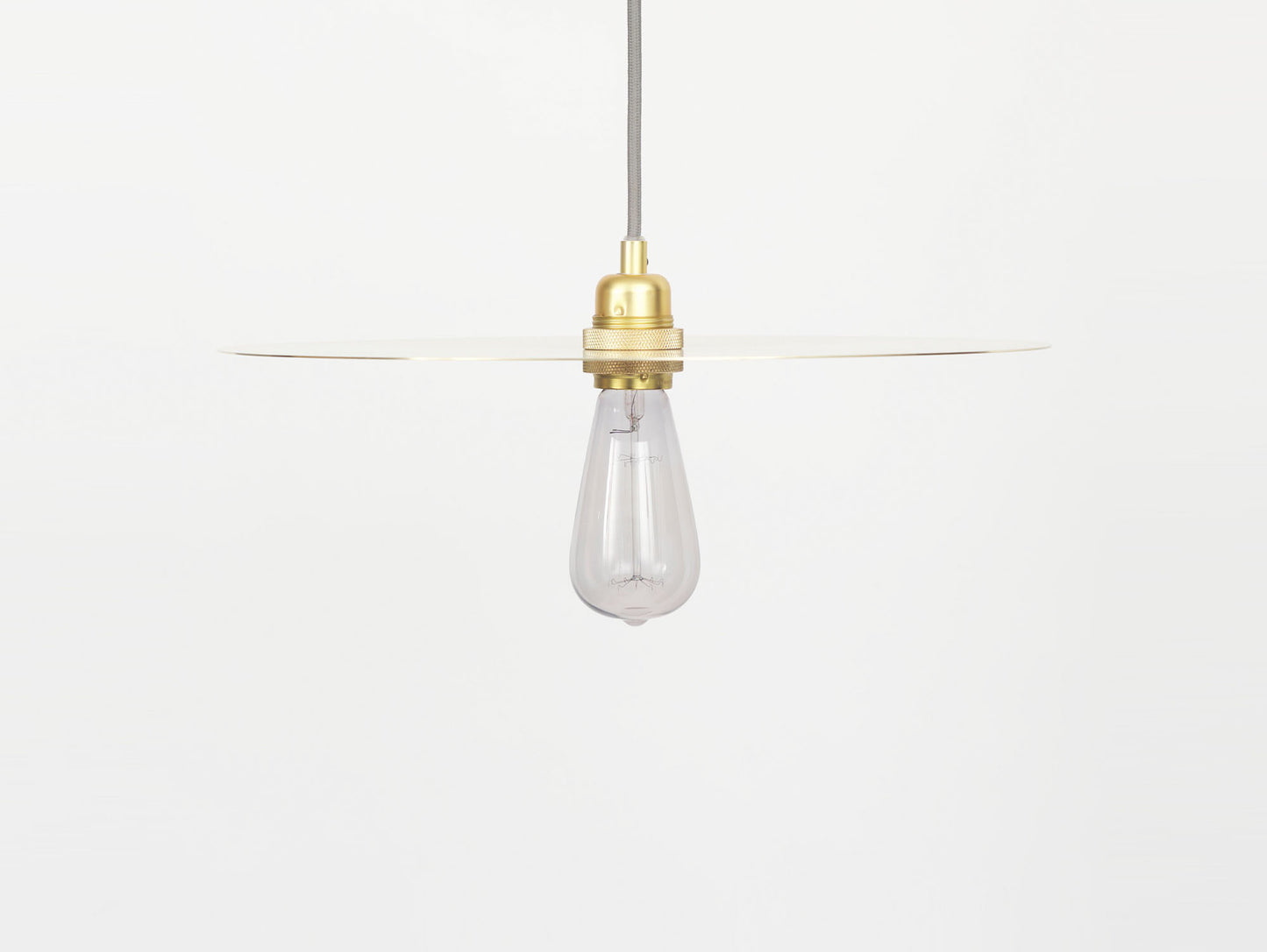 Circle Shade Lamp (Brass Edition) by Frama - Large (Diameter: 40cm)