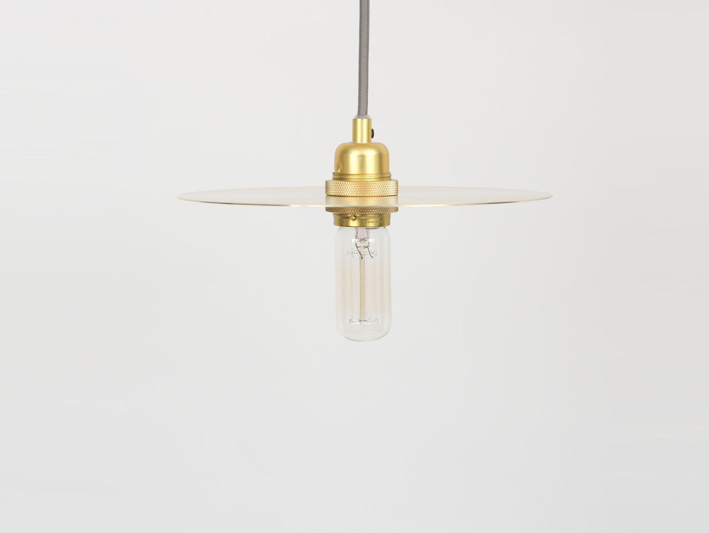 Circle Shade Lamp (Brass Edition) by Frama - Medium (Diameter: 25cm)