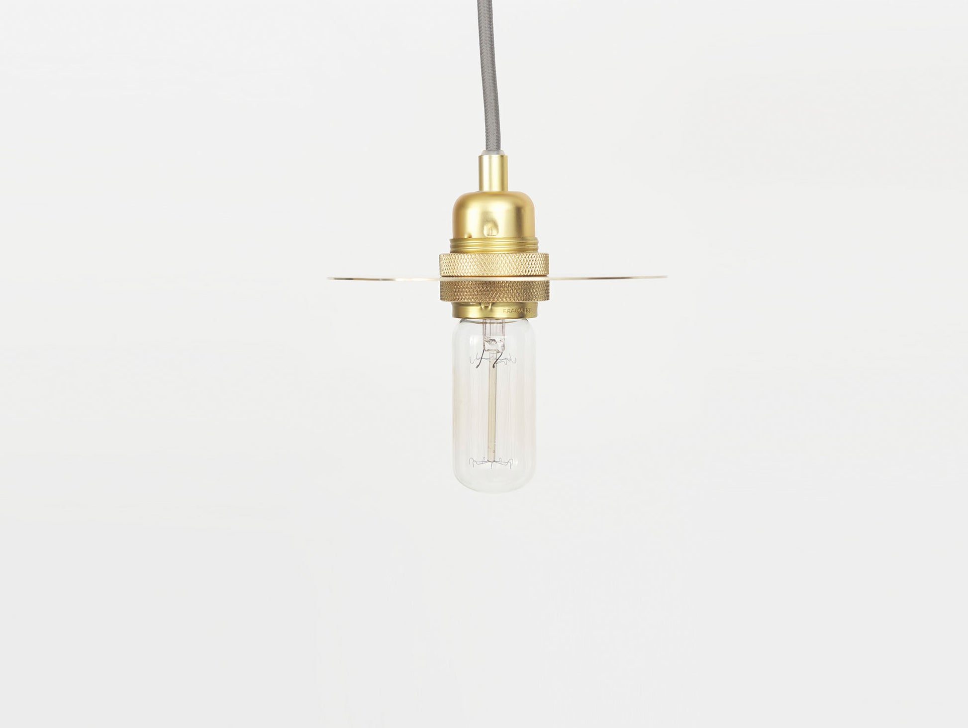 Circle Shade Lamp (Brass Edition) by Frama - Small (Diameter: 15 cm)