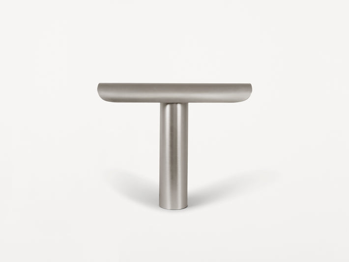 T Lamp by Frama - Brushed Steel