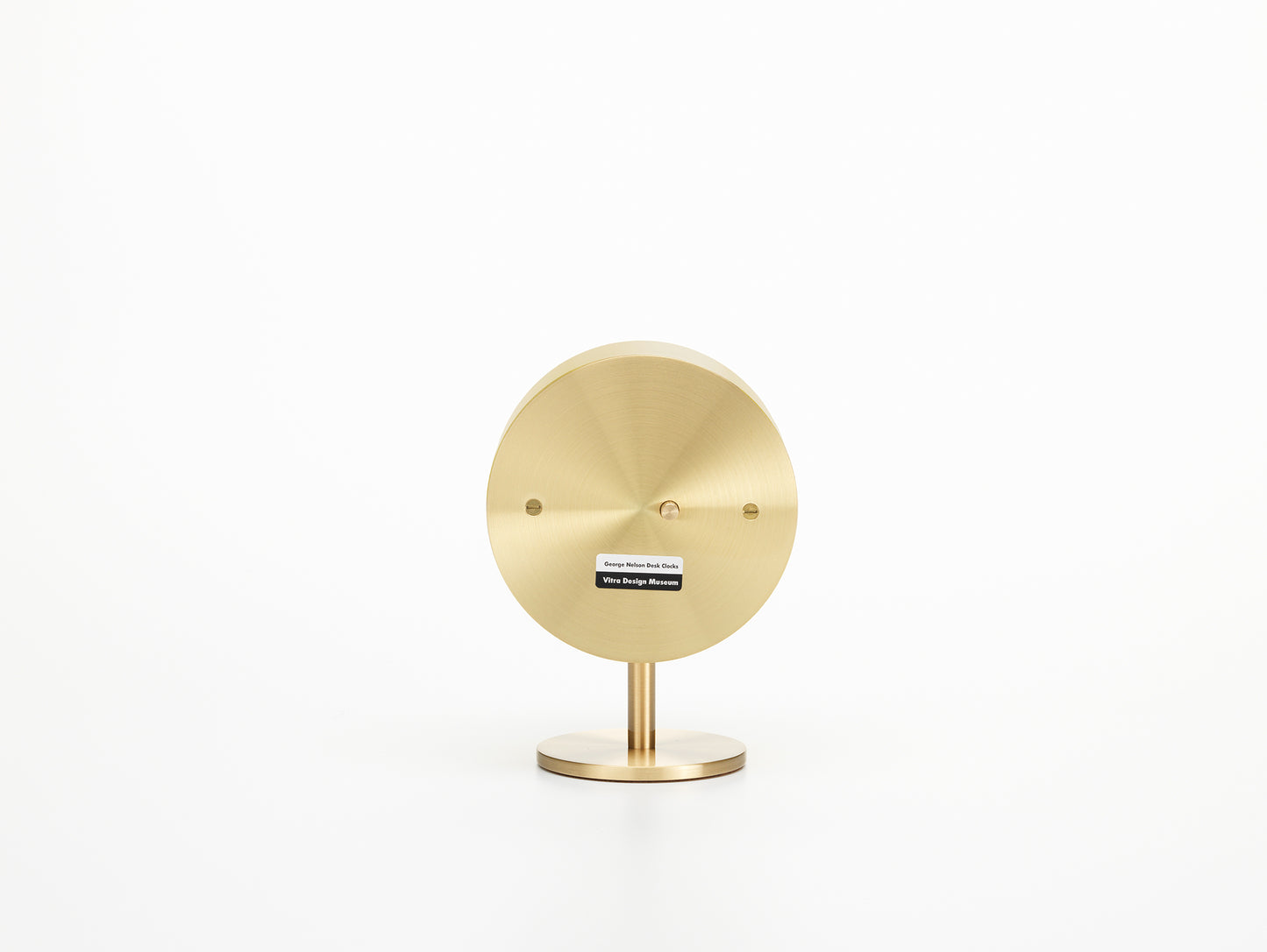 George Nelson Night Clock in brass by Vitra