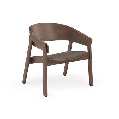 Cover Lounge Chair Upholstered by Muuto - Dark Stained Oak / Hallingdal 227