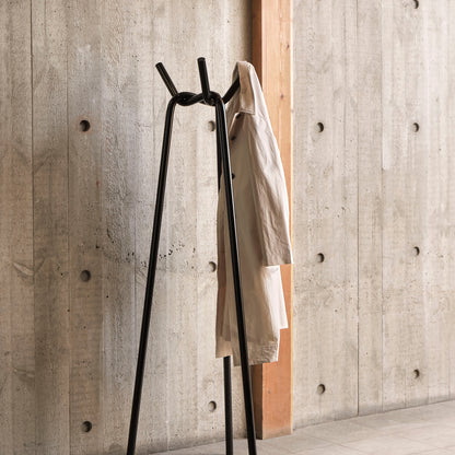 Black Knit Coat Stand by HAY